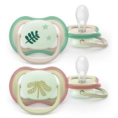   Philips AVENT SCF376/31 Játszócumi Ultra air éjszakai 6-18hó neutral 2db