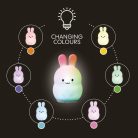 Zopa Szilikon LED lámpa M-es - Rabbit