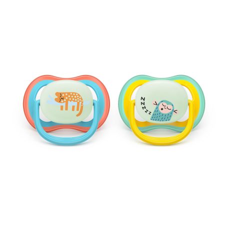 Philips AVENT SCF376/32 Játszócumi ultra air éjszakai 18+hó 2 db