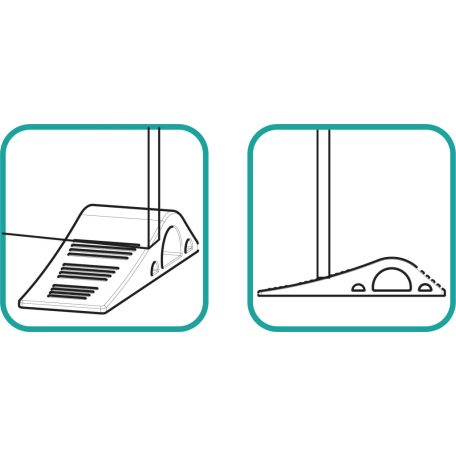 Zopa ajtóütköző 2 db - fehér