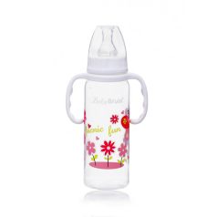   Baby Bruin polipropilén fogantyús cumisüveg, 240ml picnic fun