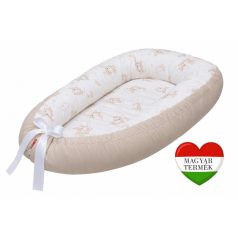 Scamp Velvet babafészek - Light Brown Bear