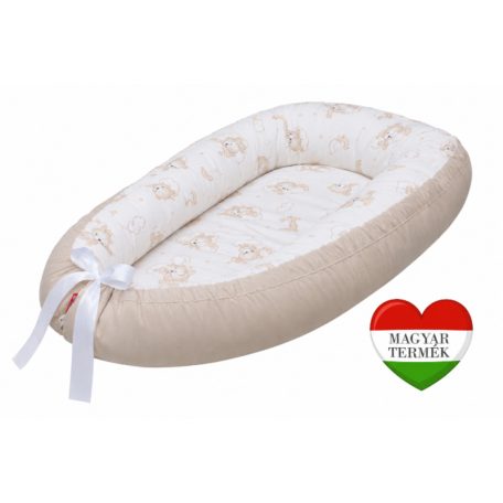 Scamp Velvet babafészek - Light Brown Bear