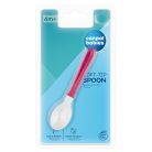 Canpol puha szilikon fejű etető kanál 4 hó+ pink