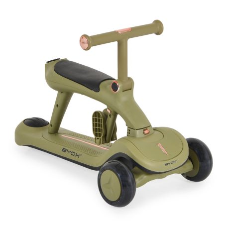 Byox Cornet 6in1 multifunkciós tricikli átalakítható rollerré - zöld