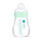 Mam  Feel Good 170ml Premium üvegből készült cumisüveg Lassú átfolyás 0+hó - pasztell kék