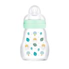 Mam  Feel Good 170ml Premium üvegből készült cumisüveg Lassú átfolyás 0+hó - pasztell kék