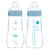 Mam  Feel Good 260ml  Premium üvegből készült cumisüveg Közepes átfolyás 2+ hó (kék bálna)