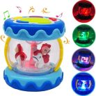 Huanger Musical Drum Asztali körhinta - kék