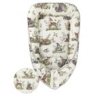 Baby Shop babafészek 70x93 cm - Erdei barátok zöld