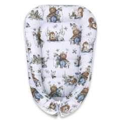 Baby Shop babafészek 70x93 cm - Let's Go! kék
