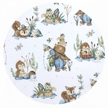 Baby Shop babafészek 70x93 cm - Let's Go! kék