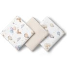 Bocioland Extra puha textil pelenka 3 db  - bézs