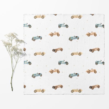 Bocioland Extra puha textil pelenka 3 db  - kék