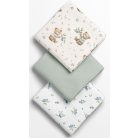 Bocioland Extra puha textil pelenka  3 db  - zöld