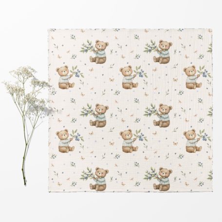 Bocioland Extra puha textil pelenka  3 db  - zöld