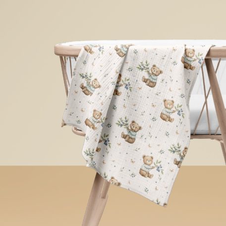 Bocioland Extra puha textil pelenka  3 db  - zöld