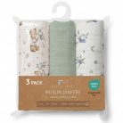 Bocioland Extra puha textil pelenka  3 db  - zöld