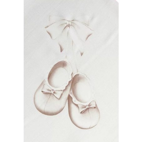Textil tetra pelenka kiscipő mintával 70x70cm 