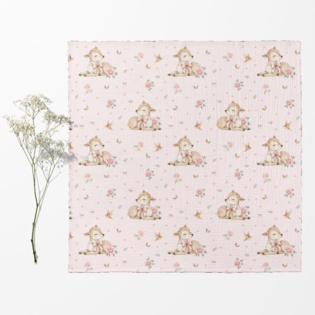 Bocioland Extra puha textil pelenka  3 db  - rózsaszín