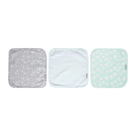 Bébé-Jou 3 db muszlin arctörlő kendő - Lou-Lou