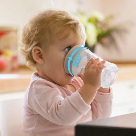 NUK MAGIC CUP varázslatos pohár 230ml - rózsaszín rák 