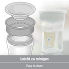 NUK MAGIC CUP varázslatos pohár 230ml - kék oroszlán  