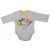 Hosszú ujjú baba body Snoopy mintával  (74) - szürke