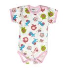 Rövid ujjú, mintás body 62 - Állatok 