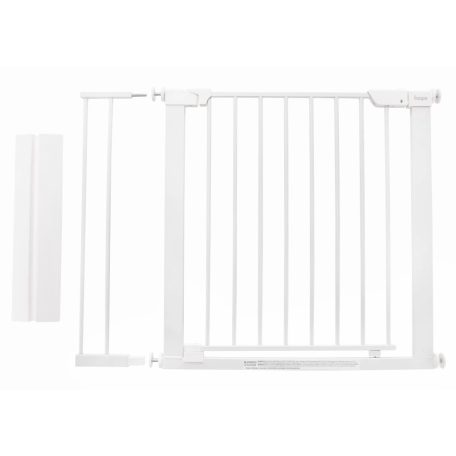Zopa biztonsági rács toldalékkal 75-93 cm - fehér