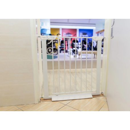 Zopa biztonsági rács toldalékkal 75-93 cm - fehér