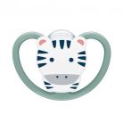 NUK  Space szilikon cumi 2db 18-36 hó - Zebra/Napocska