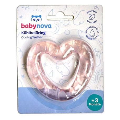 Baby-Nova hűtőrágóka 3+hó - rózsaszín 
