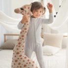 Kenguru Gold Pamut talpas pizsama (62-68) - szürke 