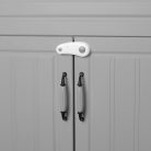 Zopa szekrényzár 2db - White/Grey