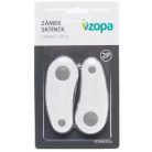 Zopa szekrényzár 2db - White/Grey