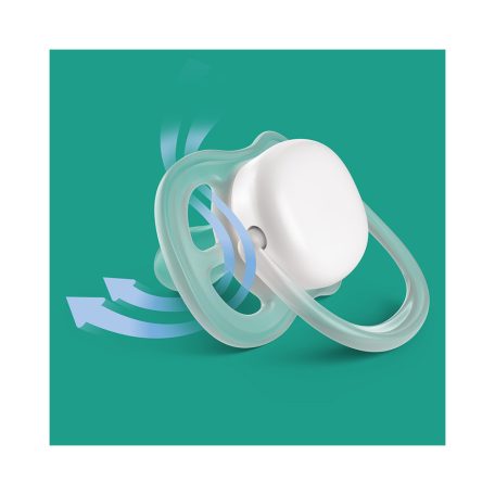 Philips AVENT SCF087/12 Játszócumi Ultra air rózsaszín/zöld 6-18hó lányos 2db