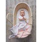 Ceba Baby pamut babapléd 90X100 cm - Candy pink + Bird World