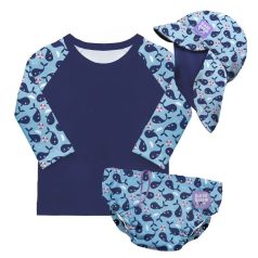 Bambino Mio baba fürdőruha szett 2-3 év - Blue Whale