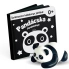 Pandácska - kontrasztos fürdőskönyv játékkal 0hó+