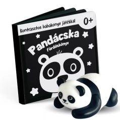 Pandácska - kontrasztos fürdőskönyv játékkal 0hó+