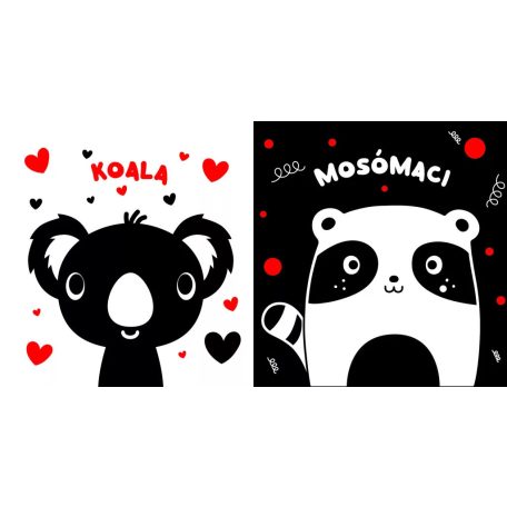 Pandácska - kontrasztos fürdőskönyv játékkal 0+