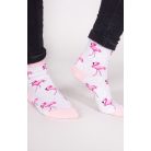 Yo! zokni 23/26 - pink flamingók