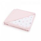 Ceba Baby pamut babapléd 90X100 cm - Candy pink + Pink Stars