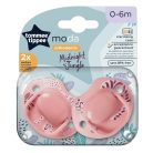 Tommee Tippee Moda játszócumi 2db 0-6hó - rózsaszín