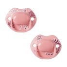 Tommee Tippee Moda játszócumi 2db 0-6hó - rózsaszín