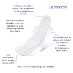   Lansinoh Extra nedvszívó szülés utáni betét – 0-2 hét – egyesével csomagolt, 10 db