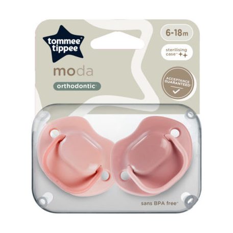 Tommee Tippee Moda játszócumi 2db 6-18hó - Girl