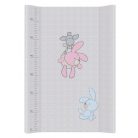 Ceba Baby merev pelenkázó lap 50*70 cm Comfort - Bunnies grey