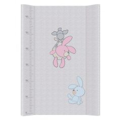   Ceba Baby merev pelenkázó lap 50*70 cm Comfort - Bunnies grey
